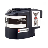  XL Druckerpatrone von tintenalarm.de ersetzt Brother LC-22UBK schwarz (ca. 2.400 Seiten) 